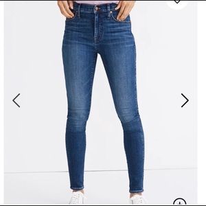 Dark High Waisted Madewell Jeans